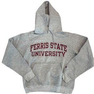 Vintage Champion Ferris State University Hoodie - S College Sweatshirt